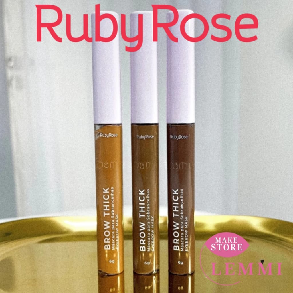 Máscara Para Sobrancelhas Brow Thick Ruby Rose 6g