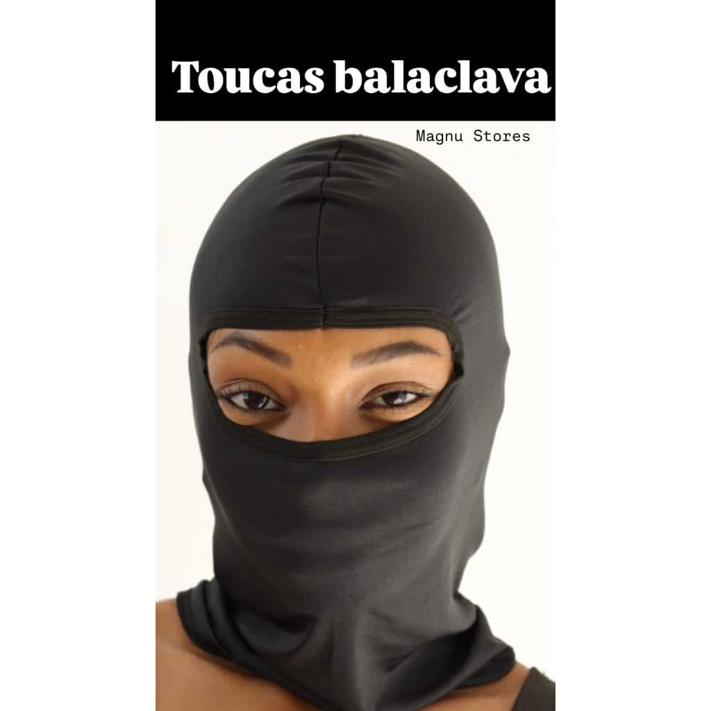 Touca Balaclava Máscara Unissex Com Proteção Térmica Ciclista Motociclista Pescador Camping.