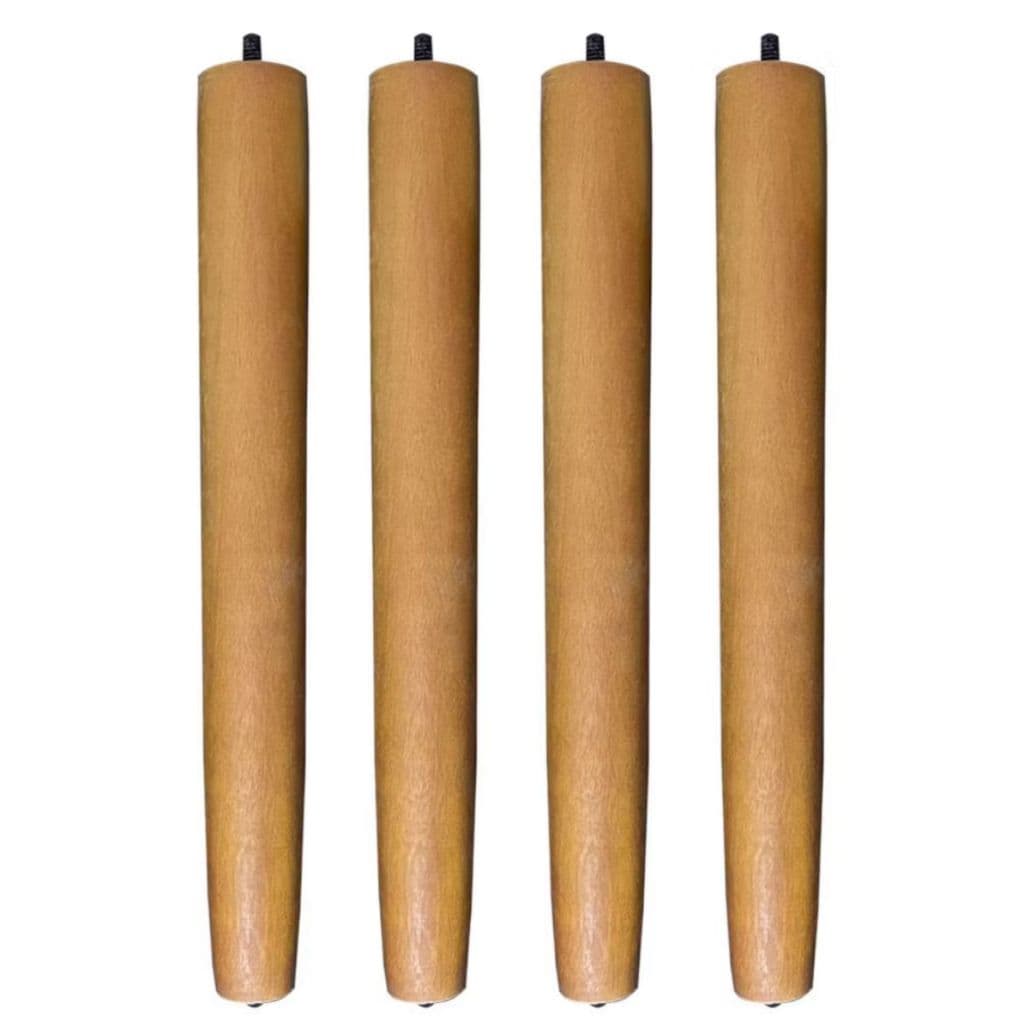 Kit Pé Palito Madeira Eucalipto com Sapata Plástica