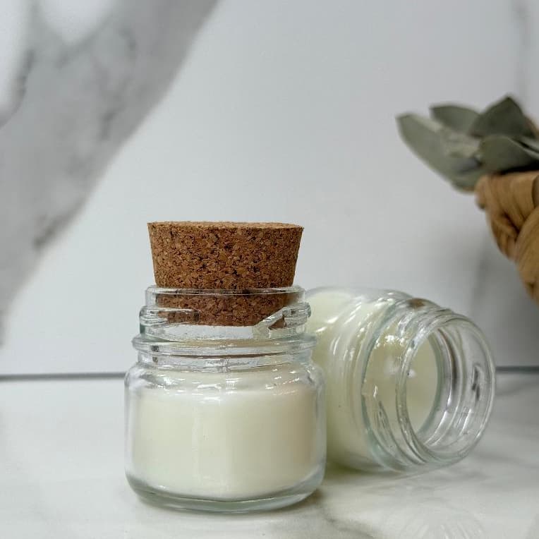 Mini Velas Aromáticas Pronta Entrega - Lembrancinha Batizado,Casamento,Eucaristia -Composição Vegana