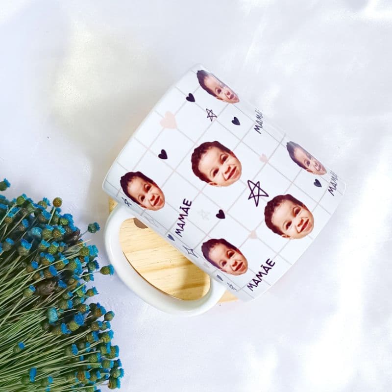 Caneca Rostinho, Caneca com foto, caneca fofa