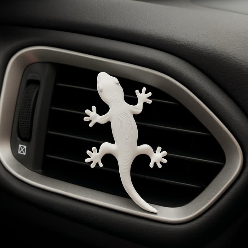Lagartixa Decorativa para Grade de Ar do Carro – Impressa em 3D