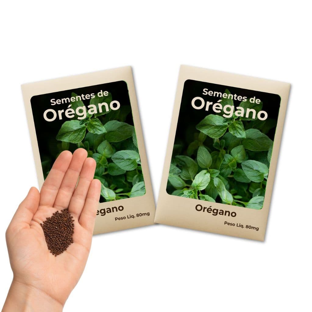 Orégano Sementes De Alta Qualidade Para Horta Caseira, Vasos E Jardim – 600 Sementes - Combo 2 Pct