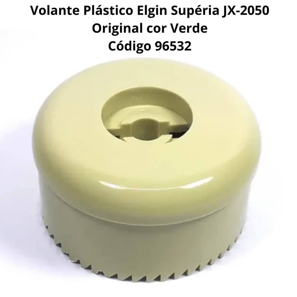 Volante Máquina de Costura Elgin Supéria Jx-2050 original Cor verde