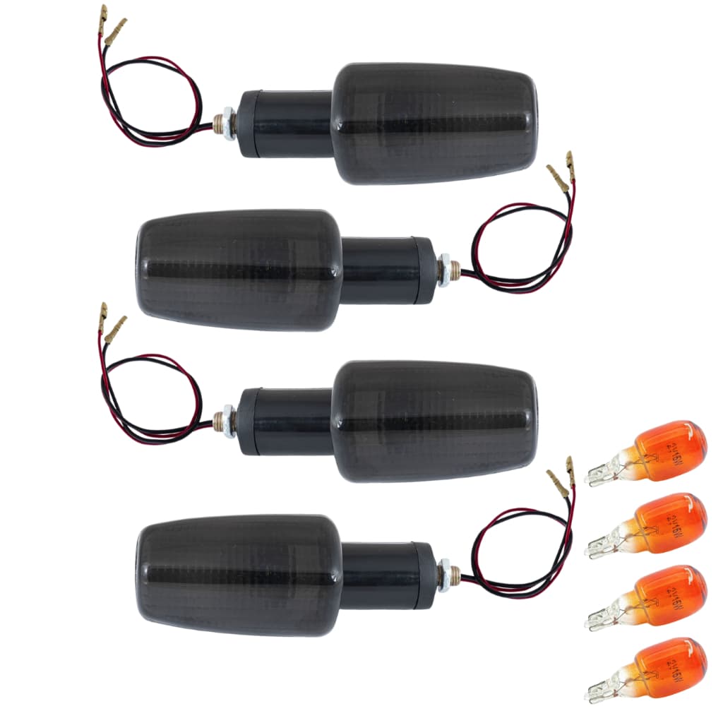 kit 4 Pisca seta de Moto Universal Titan CG Fan 125/150 2000 a 2013 Fumê Escuro
