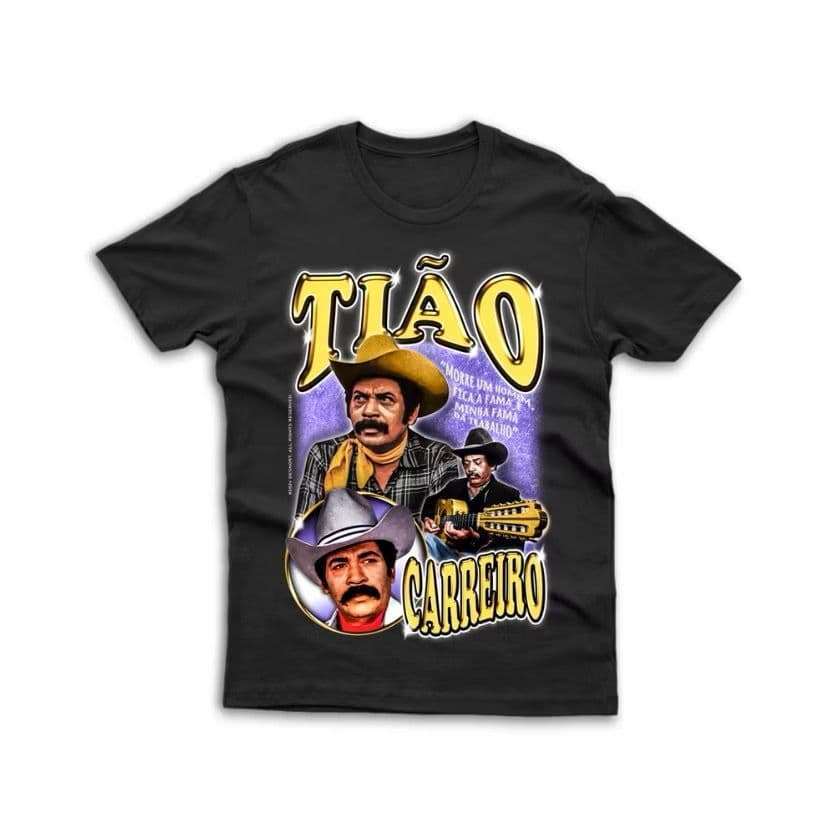 Camiseta Tião Carreiro Sertanejo Raiz Viola Modão