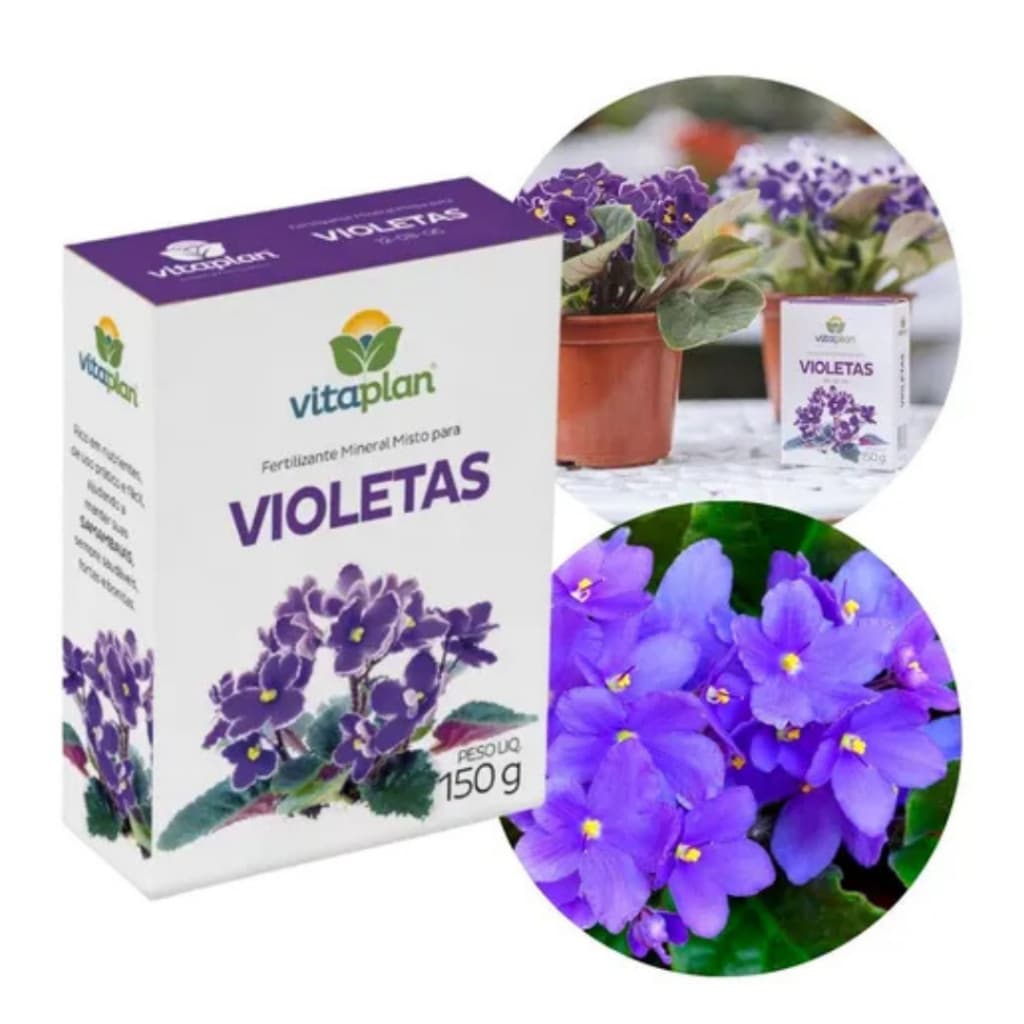 Fertilizante Adubo Mineral Misto Violetas 09-06-09 Vitaplan Vitaplan