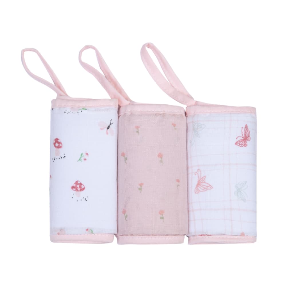 Pano Toalha De Boca Fralda Super Absorvente Macia 3 Unidades Papi