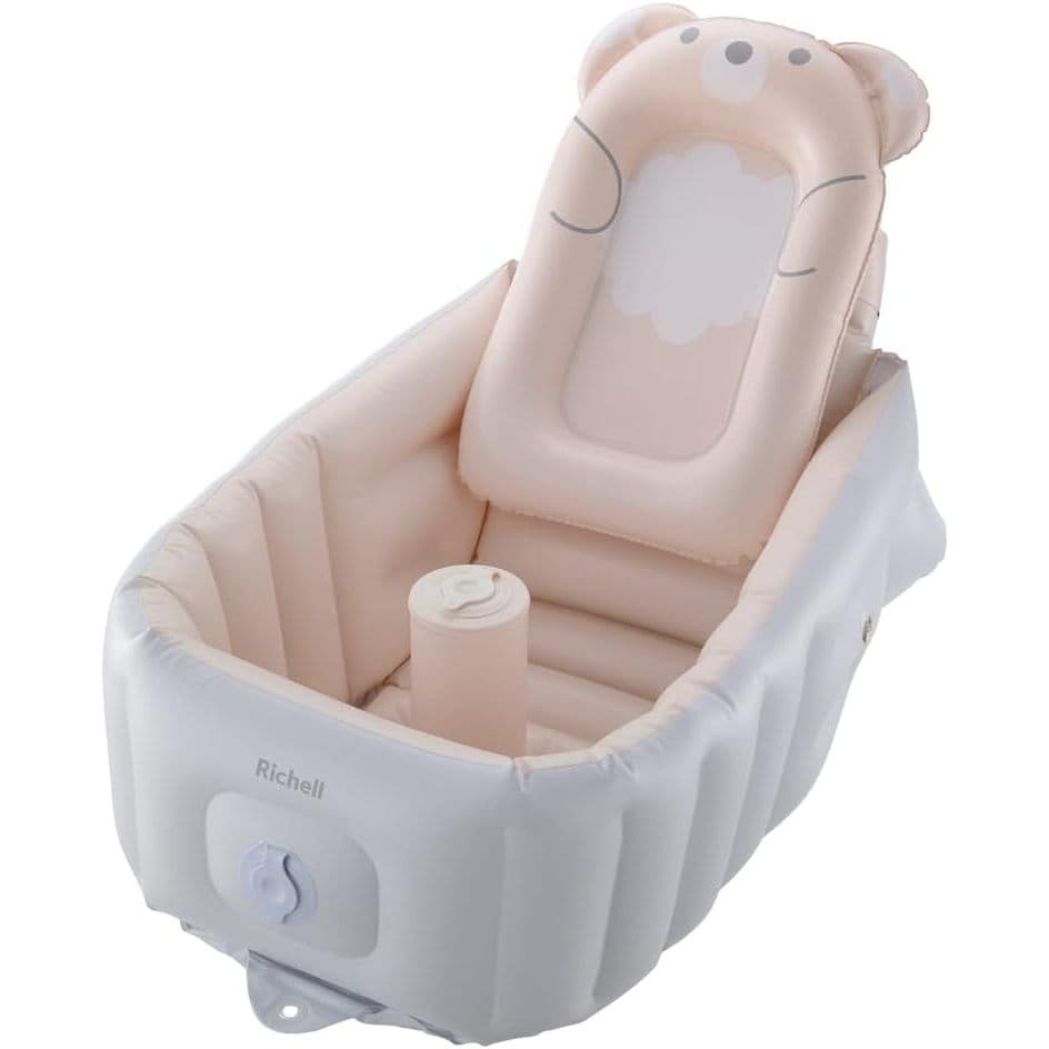 Richell Banheira Macia para Bebê Step Up – Para recém-nascidos até 12 meses – Produtos para bebês do Japão