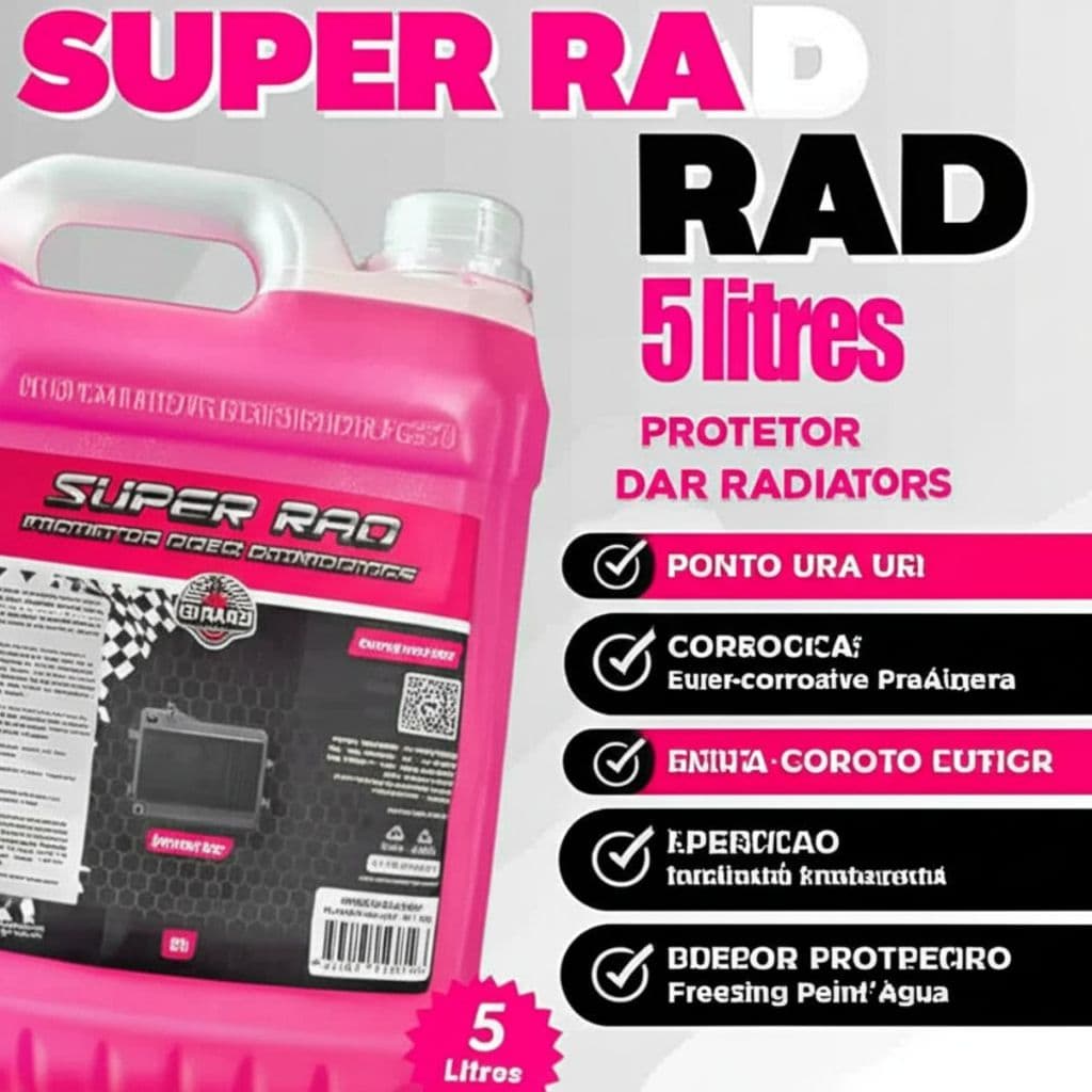 Aditivo Radiador Rosa Pronto Uso 5 Lt Gitanes