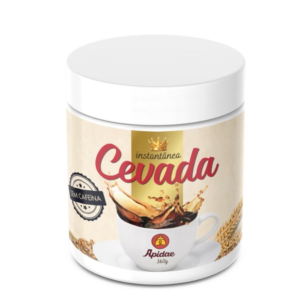 Cevada 160g Apidae Produto Solúvel e instantaneo sem cafeína