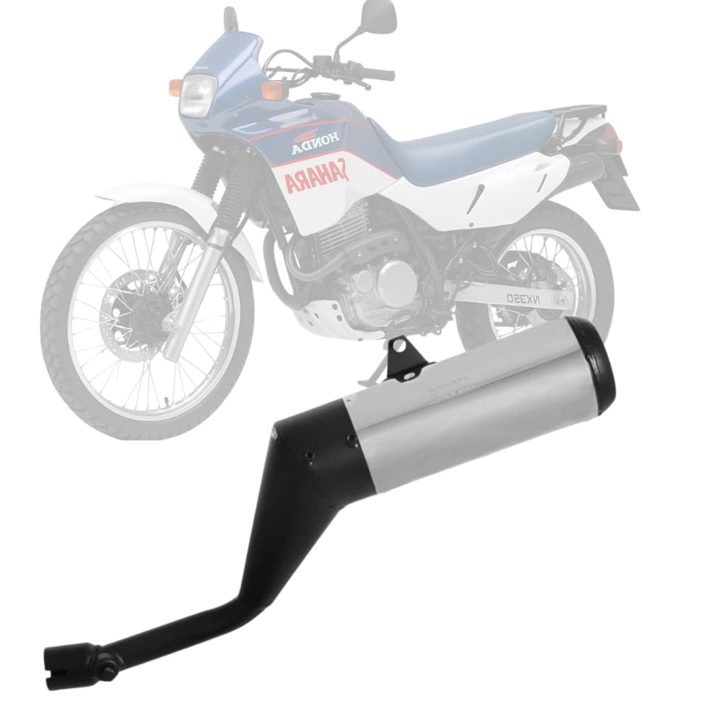 Escapamento Modelo Original Nx 350 Sahara Ano 1990 Até 1999 Estrada Off Road Viagens Super Adventure