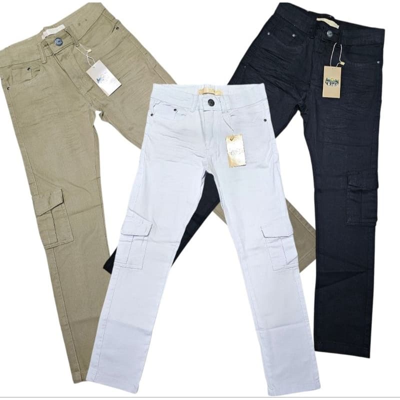 calça grafite cargo menino infantil calça jeans cargo juvenil masculino cor bege capputino e preto calça jeans social