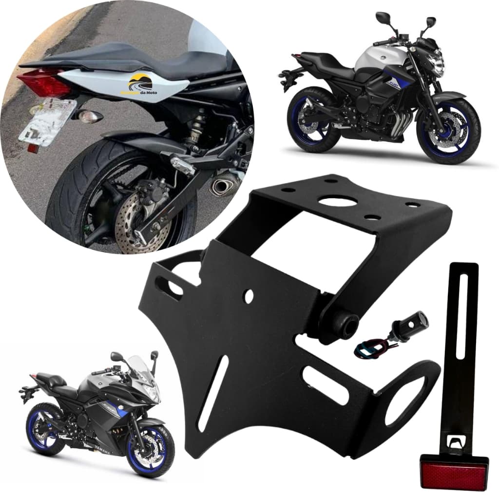 Eliminador De Rabeta Xj6 N F Suporte De Placa Articulado XJ 6 XJ-6 Yamaha