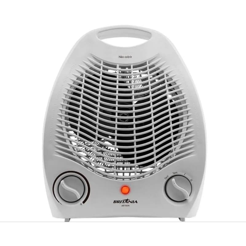 Aquecedor Elétrico 2 Em 1 Britânia 1500w Ab1100n 110v