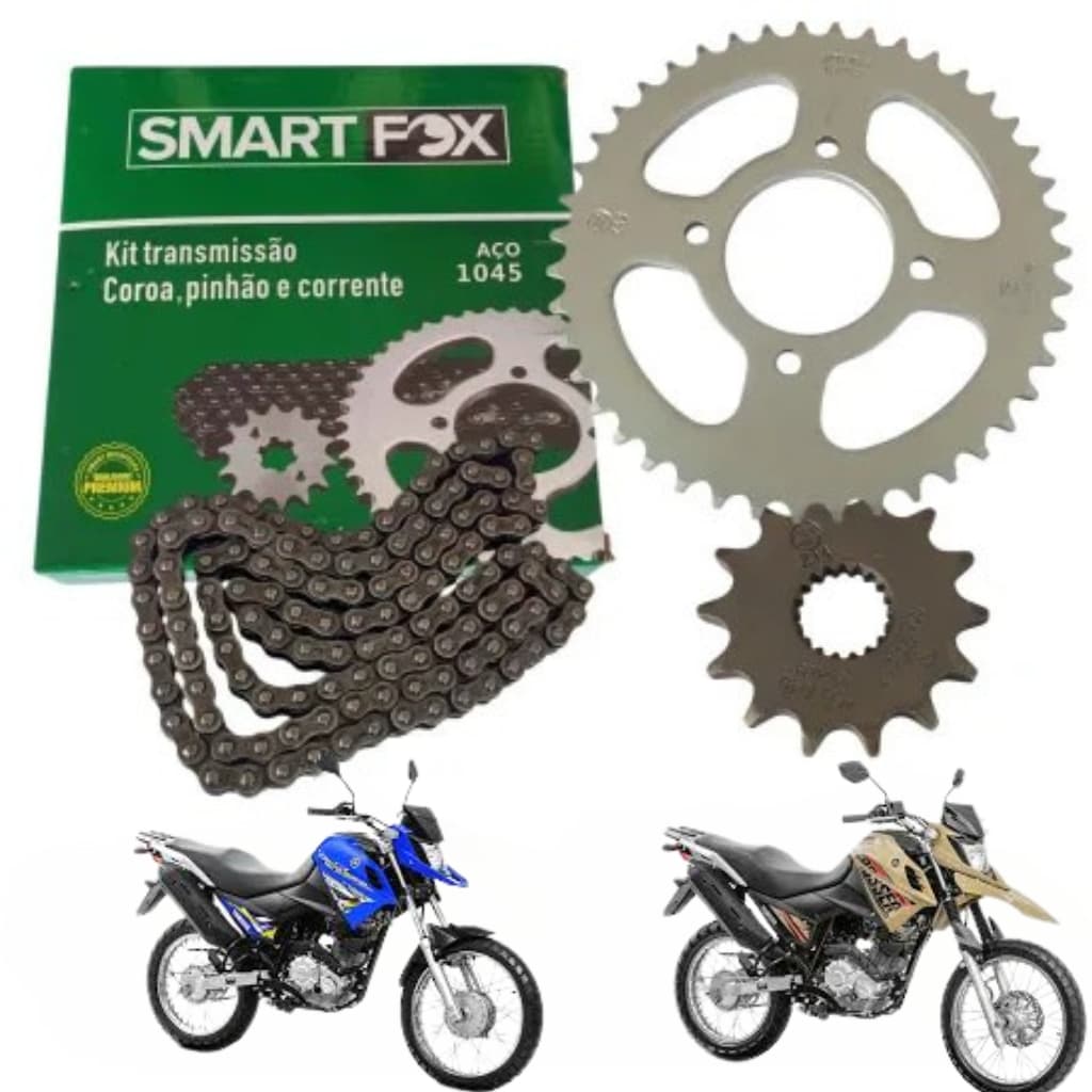 Kit Relação Yamaha Xtz Crosser 150 2014 2015 2016 2017 2018