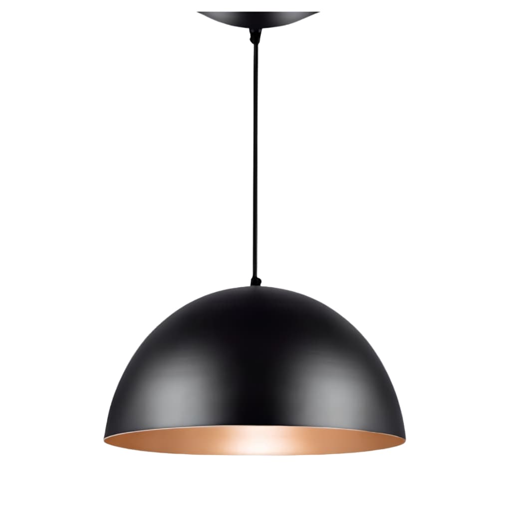 Lustre Moderno Meia Lua 30cm Kit1 Decorativo Aluminio Premium Casa Cozinha Sala de Jantar Interna