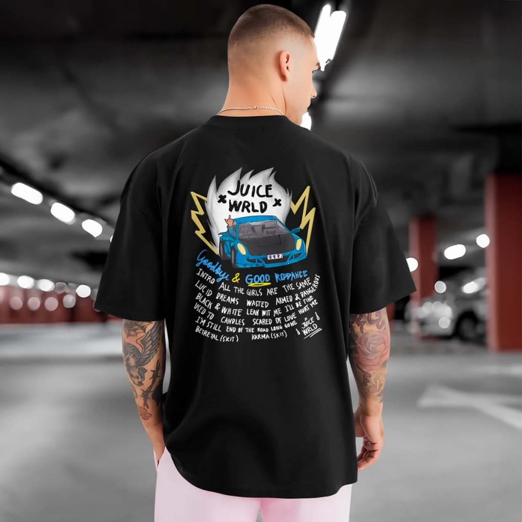 Camiseta CARRO JIUCE WRLD F/C Camisa algodão super confortavel Basica Manga Curta