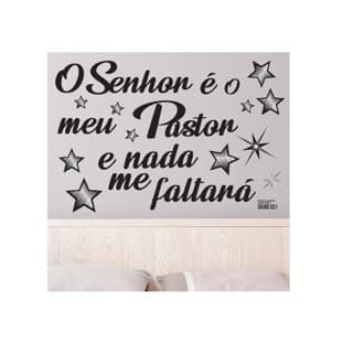 Adesivo Decorativo para Geladeira, Móveis ou Papel de Parede Tema Salmos
