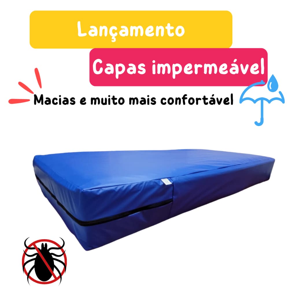 Capa de Colchão Solteiro Impermeável Napa emborrachado Prmoção de Fabrica Varias Medidas