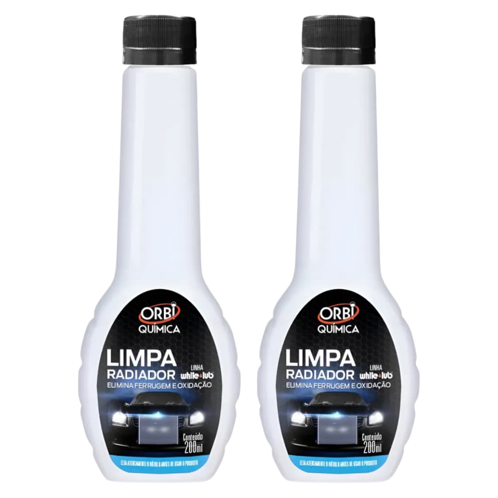 Kit 02 Limpa Radiador Arrefecimento 200ml Orbi Quimica
