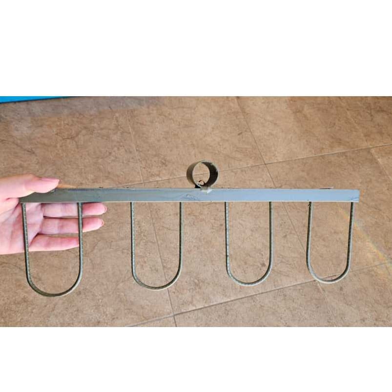 Rastelo de ferro para folhas café 4 dente