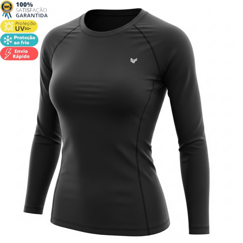 Blusa de Frio Academia Feminina Inverno - Blusa Térmica Feminina