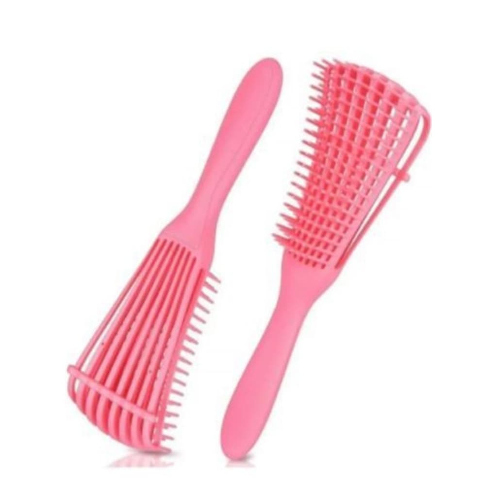Escova Pente Polvo Flexível Desembaraça Todo Tipo De Cabelo