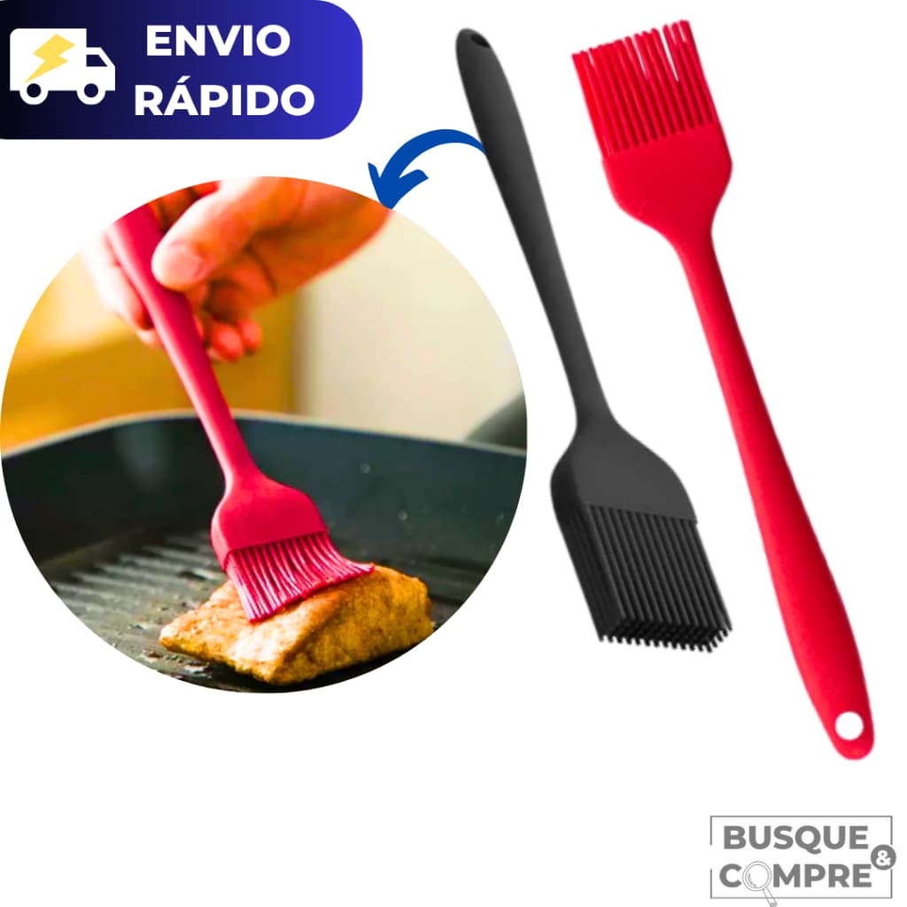 Mini Pincel Utensílio Cozinha Bolo Massa Culinário 100% Silicone