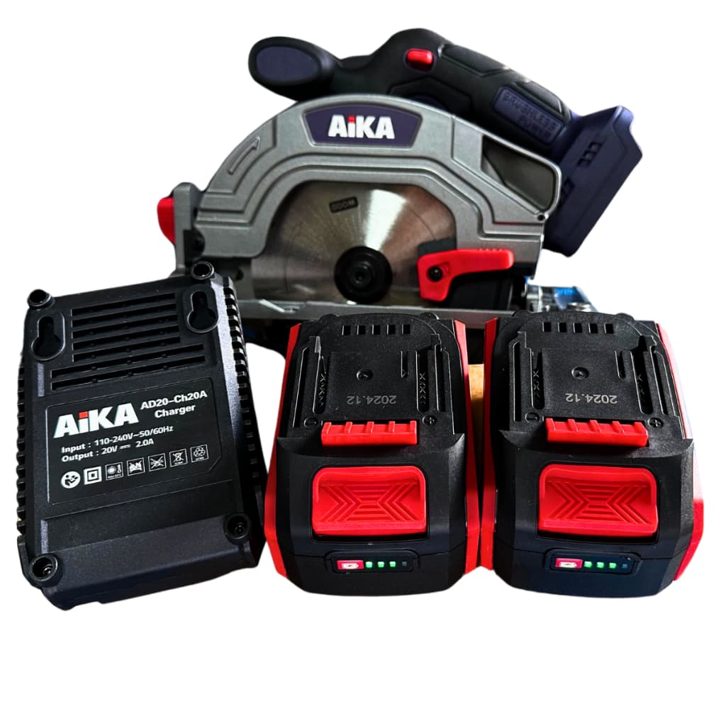 Serra Circular 2bateria Aika Similar Makita Bolsa Transporte Caixa Carregador Bivolt 110/220v