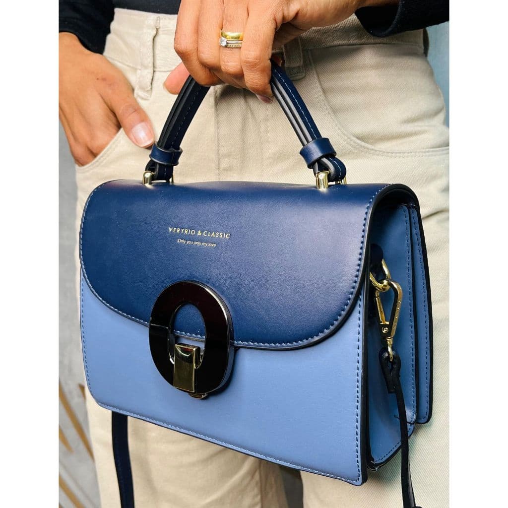 Bolsa Feminina Veryrio Elegante Tiracolo Chique Versátil Alça de Mão e Transversal Casual