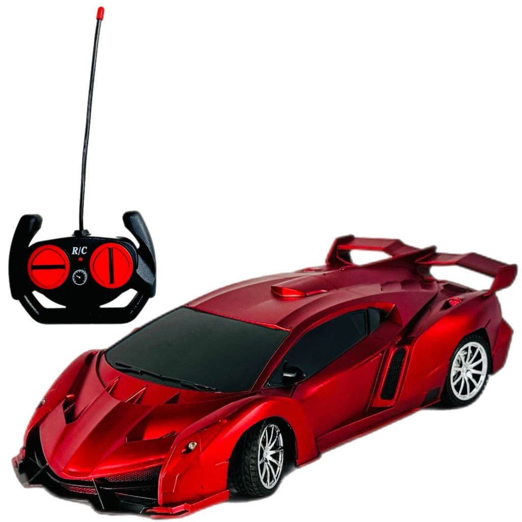 Carrinho Controle Remoto Ferrari Farol De Led Recarregável Para Crianças Presente
