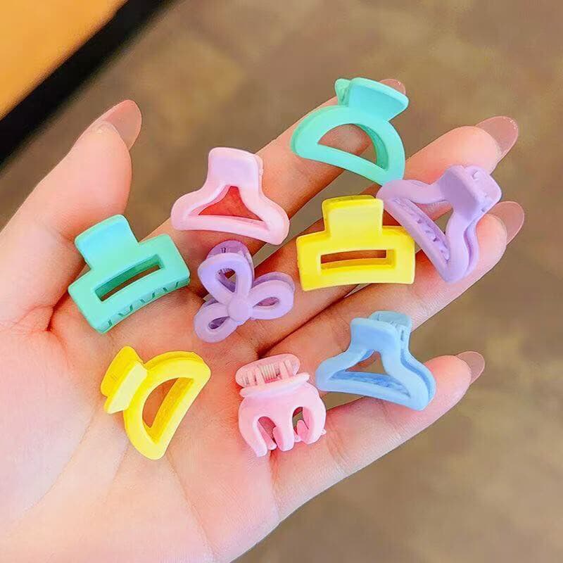 kit 15/30 peças 2.5cm  presilha de cabelo infantil da moda, acessórios de cabelo fofo mini simples clipe BB piranha