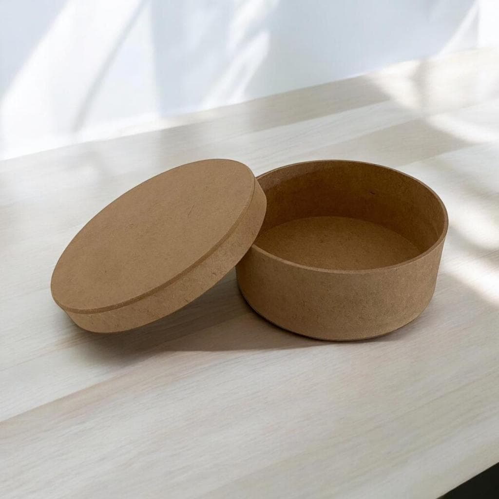 Caixa Redonda 30x10 MDF com Tampa Ideal para Presente Decoração ou Organização