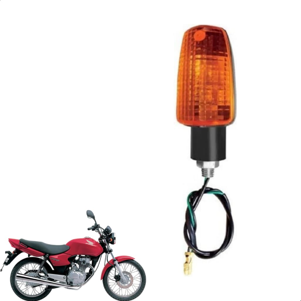 Pisca Seta Modelo Titan 125 150 Laranja Para Honda 1 Unidade