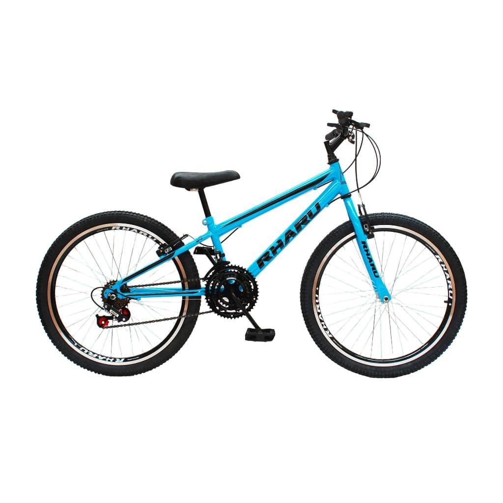 Bicicleta Aro 24 Rebaixada 18v V-brake Rharu