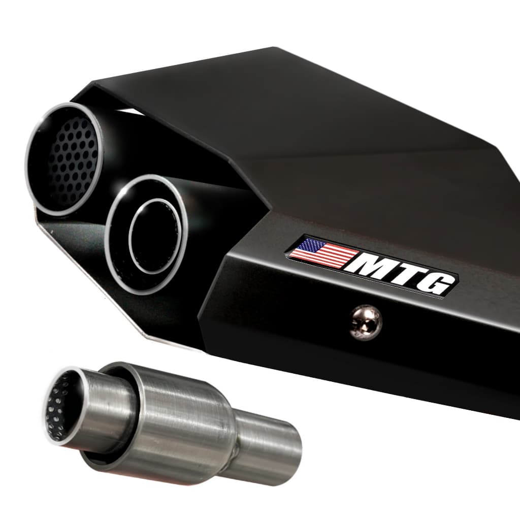Ponteira Esportiva Por baixo da Moto com abafador Lander XTZ 250cc (2016-2025) + DB Killer removível