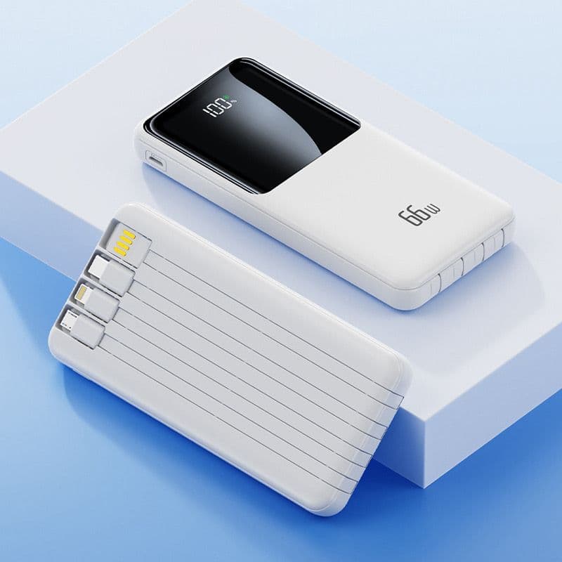 Power Bank 10000mAh – Compacto e Potente