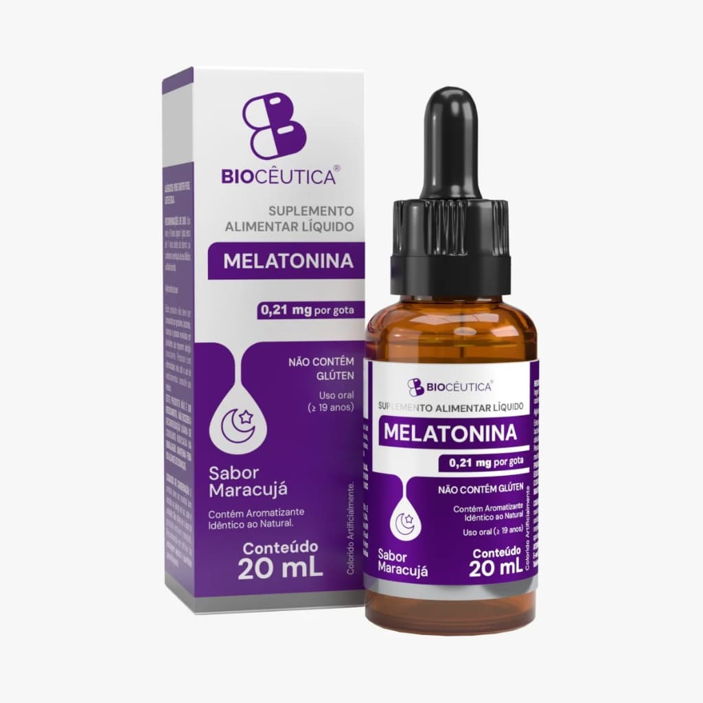 Melatonina em Gotas Sabor Maracujá 20ml - Biocêutica