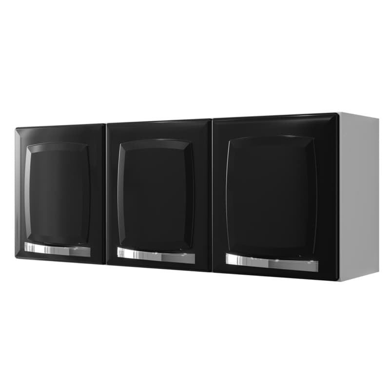 Itatiaia há mais de 60 anos Armário Aéreo Multiuso Neve 3 Porta Pintura Eletrostática Cozinha Modern