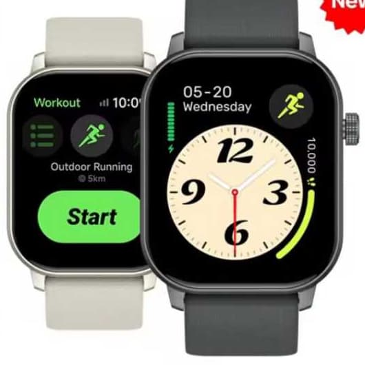 Smartwatch Zeblaze GTS 3 GPS Tela 2,01" com 60 + modos de esportes, GPS BDS, monitoramento de frequência cardíaca SpO2