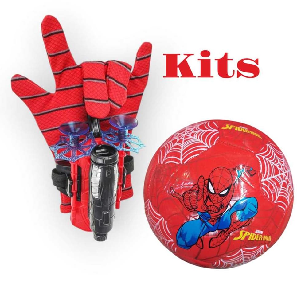 Kits Luva Do Homem Aranha Bola Do Homem Aranha Brinquedo