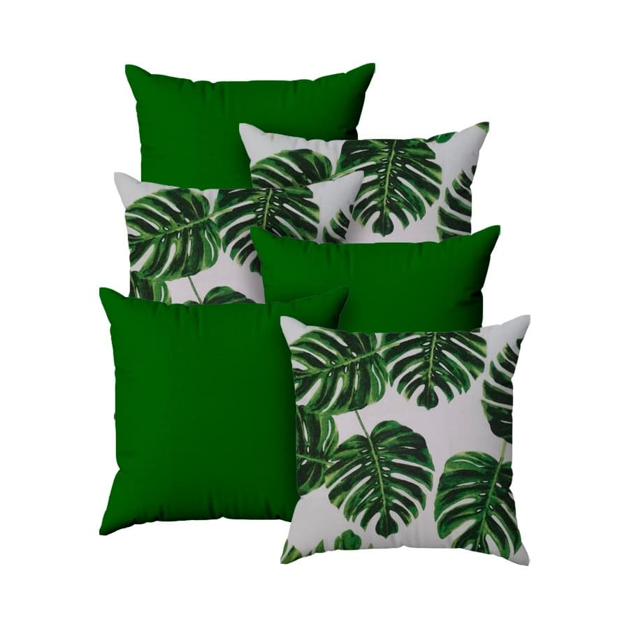 kit Capa De Almofadas Para Sala 06 Peças 45x45 Sofa Quarto