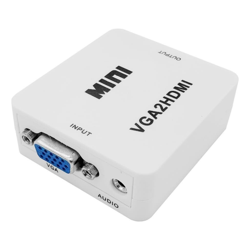 Adaptador Conversor Hdmi X Vga Com Áudio + Cabo P2