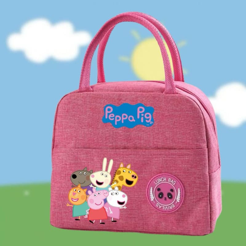 Bolsa Térmica Peppa Pig Personalizada com Nome/ Ideal para os pequenos