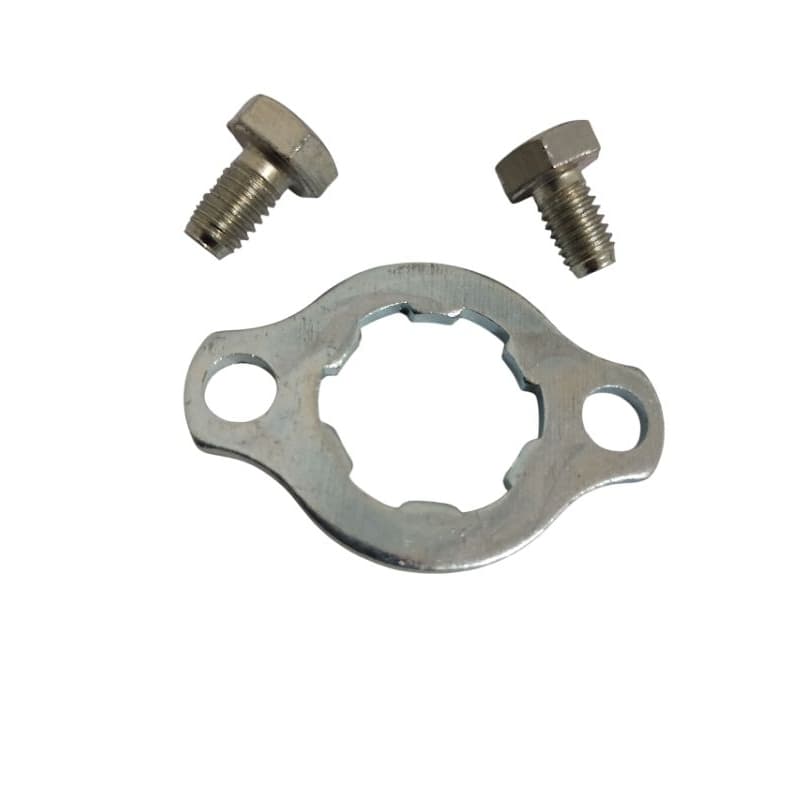 01 Trava Pinhão Relação 02 Parafuso Moto YBR 125 XTZ 125 Factor 125