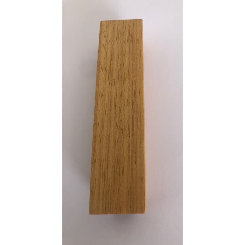 kit 4 puxadores 160mm de furo a furo tauari trapezio