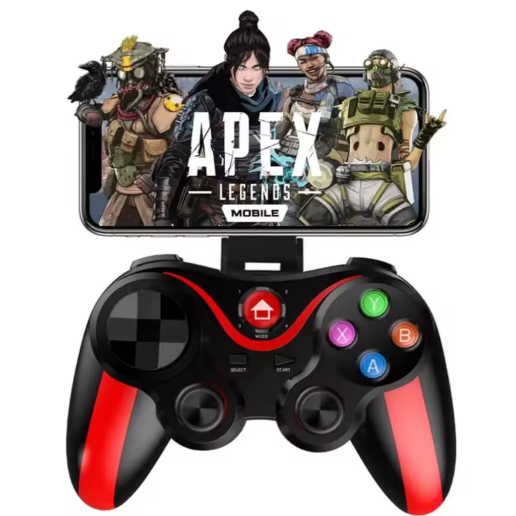 Manete Joystick Sem Fio Bluetooth 4 Em 1 Para Androis, Ios, Ps3, Ps4 e Pc