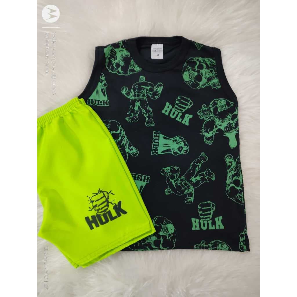 Conjunto Infantil Regata 100% algodão camisas temáticas 2 pças kit bermuda e camiseta