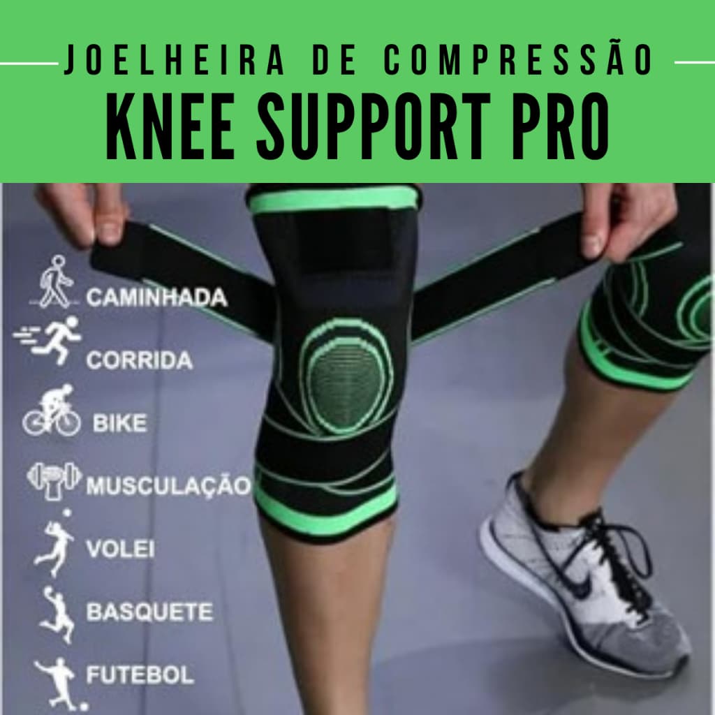Joelheiras Ortopédica Compressão Par de Joelheiras 2 Unidades